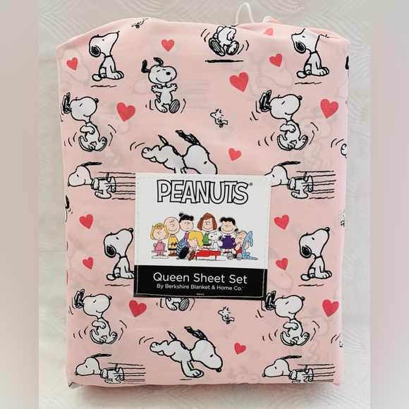 Peanuts Snoopy Happy Hearts Valentine Sheet Set - Queen - Picture 5 of 5